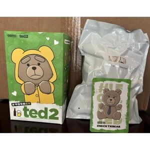 POPMART Ted 2 Teddy Bear Action Plush Pendant - Necktie Bear